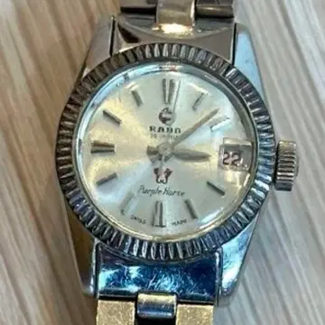 [ 앤티크 작동품 ] RADO 퍼플 호스 손목시계