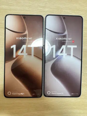 Xiaomi 14T 실버/골드 모형
