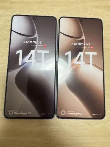 Xiaomi 14T 스마트폰 실버 골드 모형