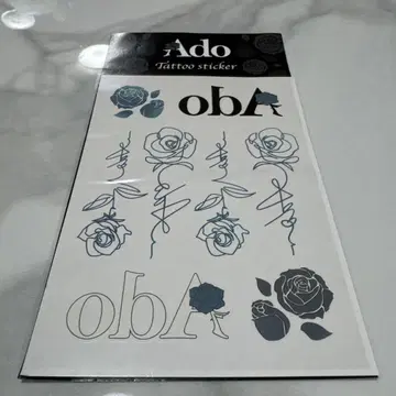 Ado 카무파넬라 두근두근 타투 스티커
