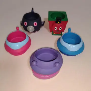 모두 모여라 호빵맨 손가락 인형 탈것