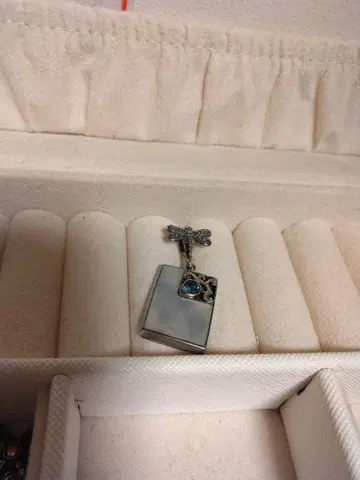 최종 가격 인하 UC 실버 925 아쿠아 마린 씨쉘, 잠자리 펜던트 탑