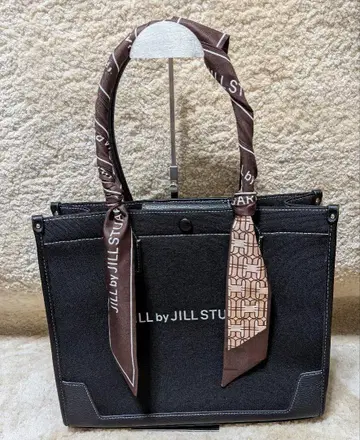 새상품급 JILL by JILL STUART 스카프 토트백 빅 사이즈
