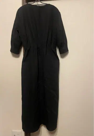 ZARA 블랙 7부 소매 롱 원피스