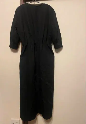 ZARA 블랙 7부 소매 롱 원피스