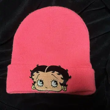 헤이세이 갸루 Y2K Betty Boop 니트 블랙 갸루