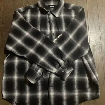 XLARGE 체크 셔츠