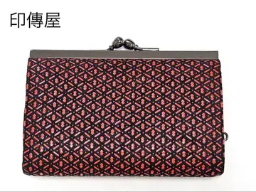 인덴야 가마구치 지갑 동전 지갑 코인 케이스 고슈인덴 빨간색 레드