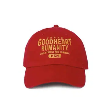 MARGINAL MAN 빨간색 캡 GOODHEART HUMANITY