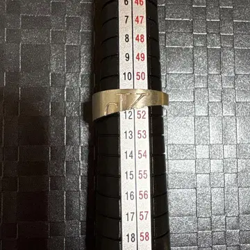 캘빈클라인 컷 실버 반지 11호