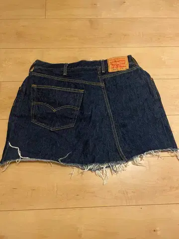 Levi's 501 데님 미니 스커트 W44 L30