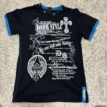 헤이세이 y2k 그런지 archive 갸루 남자 해골 십자가 해골 T셔츠