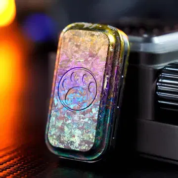EDC 피젯 토이 핸드 스피너 티타늄 합금 3층 자기 음차