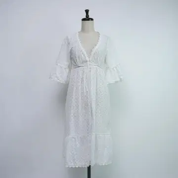 허니시나몬 전체 레이스 가디건 화이트 프리 사이즈*QC1388