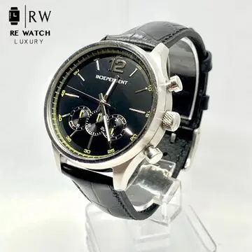 R7-3325 INDEPENDENT J552 크로노그래프 손목시계 블랙