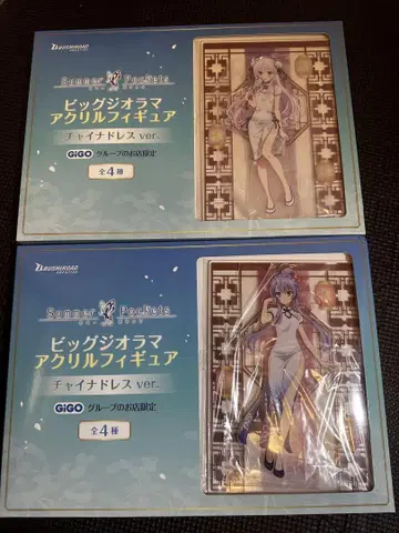 summer Pockets 빅 디오라마 아크릴 피규어 2종
