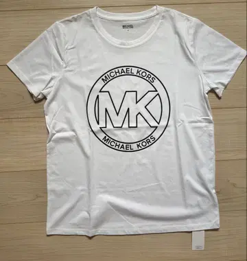 MICHAEL KORS 로고 프린트 T셔츠 화이트