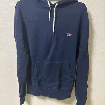 메종 키츠네 네이비 후드티 XS