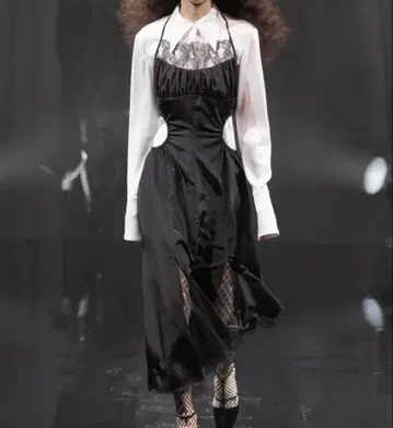 FETICO 23aw SATIN HALTED DRESS