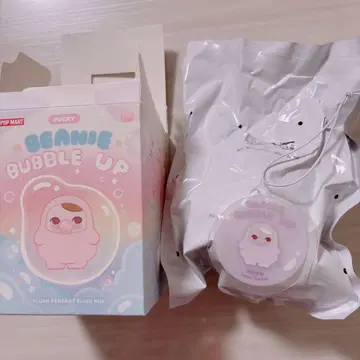 POPMART PUCKY BEANIE BUBBLE UP 푸키 보라색