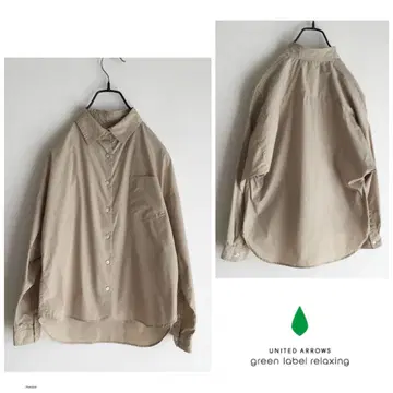 유나이티드 애로우즈 [세탁 가능] 보송보송 돌먼 셔츠 블라우스 일본제