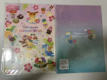 미개봉 포켓몬 tropical sweets 클리어 파일 2장 세트