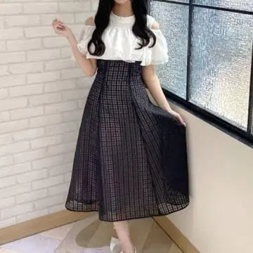 evelyn 에블린 루미네 한정판 도킹 레이스업 op