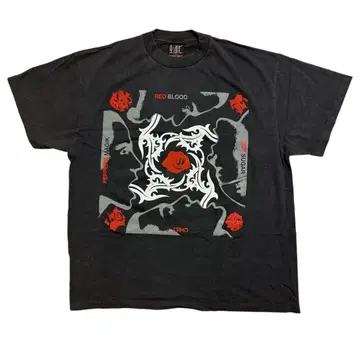 RED HOT CHILI PEPPERS 티셔츠 XL 사이즈 블랙