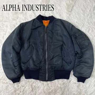 빈티지 ALPHA INDUSTRIE MA-1 플라이트 자켓 쇼트 기장