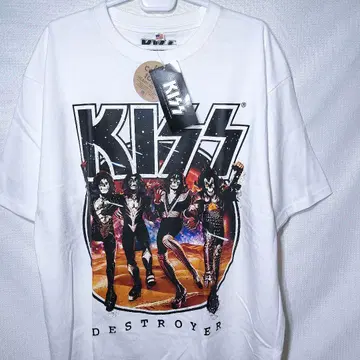 새상품 T셔츠 4L 키스 지옥의 군단 락 밴드 반팔 USA 코튼
