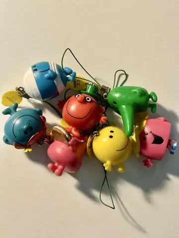 헤이세이 레트로 미스터멘 리틀미스 스트랩 7개 세트 레어