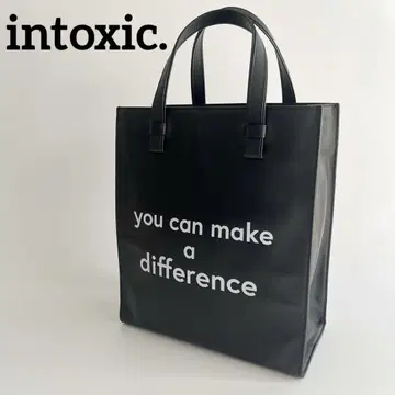 intoxic. 인톡시 핸드백 토트백 블랙 A4 가능