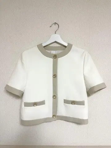 ZARA 자라 콤비 숏 슬리브 블레이저 S 사이즈