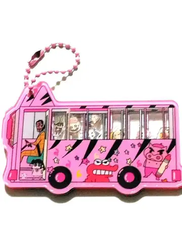 짱구는 못말려 유치원 버스 아크릴 키링