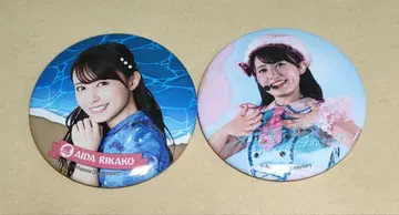Aqours documentary 캔뱃지 아이다 리카코 2개 세트 2