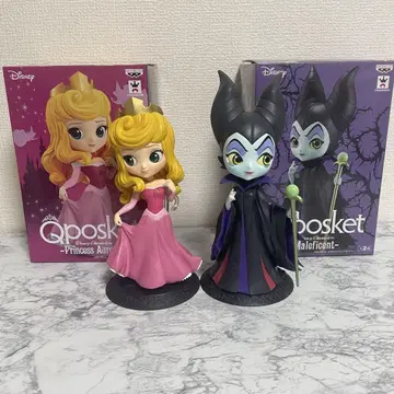 개봉품 Qposket 오로라 공주와 말레피센트 피규어 세트