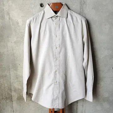 90s Aquascutum 유로 구제 의류 무지 셔츠 L 상당