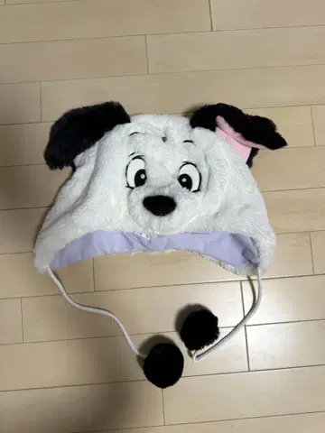 디즈니 복슬복슬 모자 머리띠 101마리 강아지 팬캡