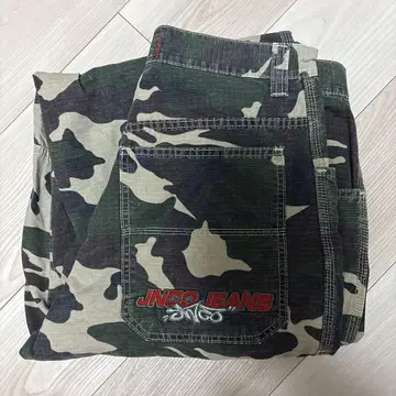 JNCO JEANS 90s 초레어 배기 카모플라쥬 카고 hiphop