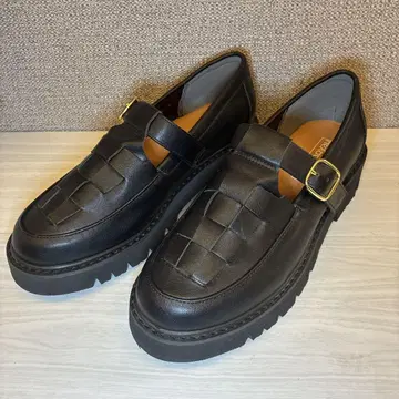 [ 새상품급 ] noyau 노야우 T스트랩 메쉬 로퍼 22.5cm