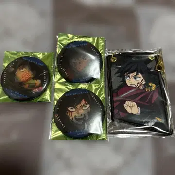 귀멸의 칼날 무한성편 아카자 재래 캔뱃지 랜덤 와펜 참 토미오카 기유
