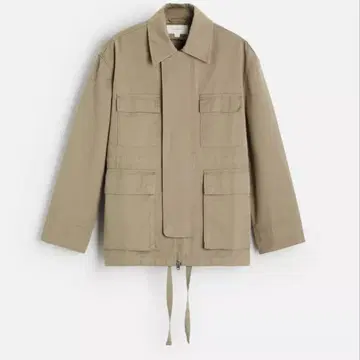 ZARA 워시드 캔버스 후드티 M