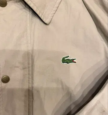 [ 인기 ] LACOSTE 라코스테 베이지 나일론 자켓