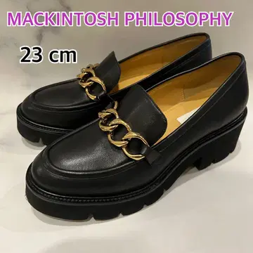 새상품급 매킨토시 통굽 로퍼 23cm 블랙