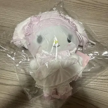 마이멜로디 봉제 인형 화이트 프릴 디자인 산리오