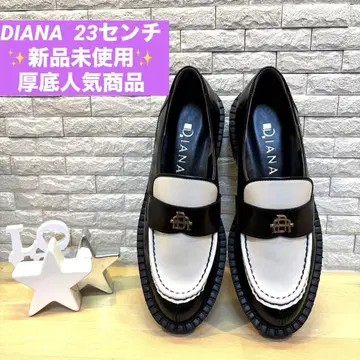 미사용 새상품 DIANA 다이애나 통굽 로퍼 23 현행 모델 인기 상품