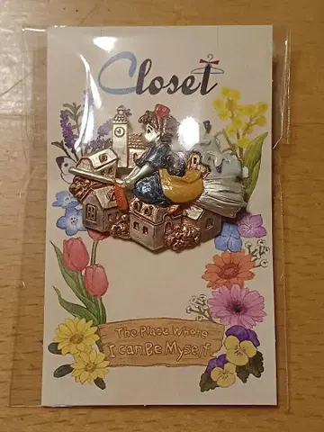 Donguri Closet 마녀 배달부 키키 코리코 마을 풍경 브로치