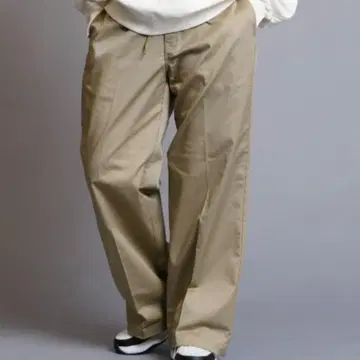 Dickies 무라사키 스포츠 별주 와이드 스트레치 팬츠 치노 팬츠