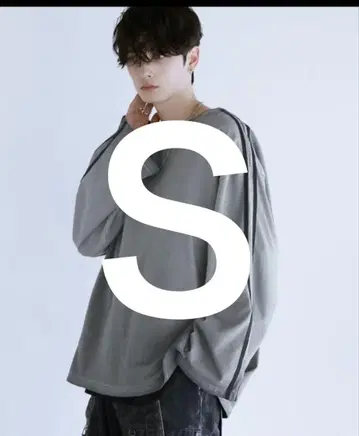 빈티지 라이크 헤비 웨이트 사이드 라인 와이드 암 롱 슬리브 T
