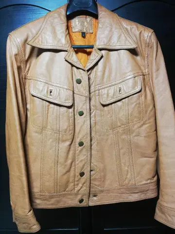 기간 한정 80년대 Lee 빈티지 가죽 자켓 MJ-14 버튼 프론트